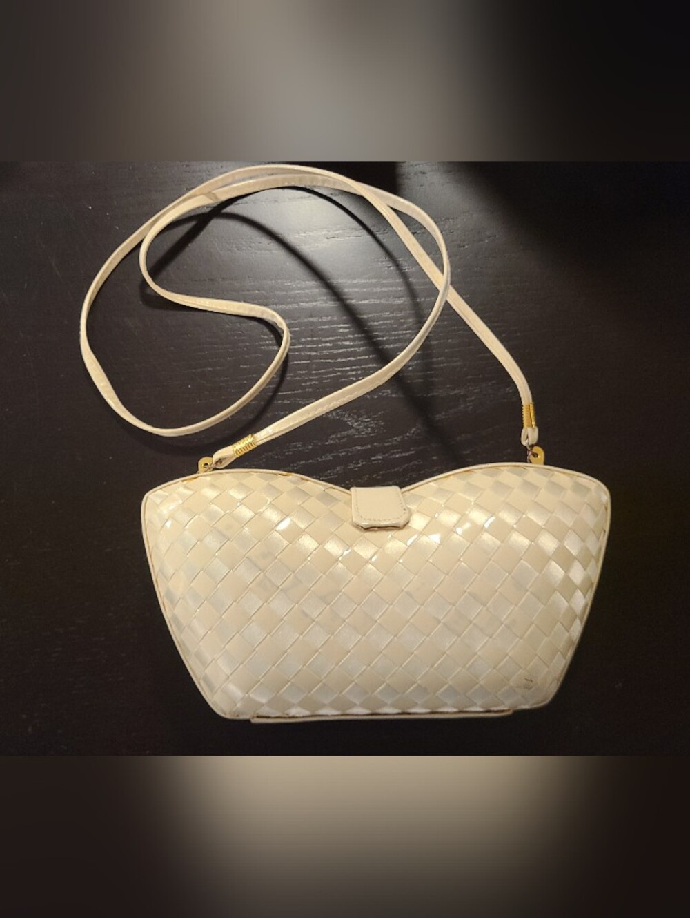 Cream Woven Crossbody Bag - Chic Women's Shoulder Purse